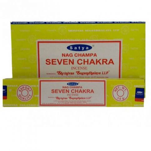 Incenso Satya Nag Champa - Sette Chakra